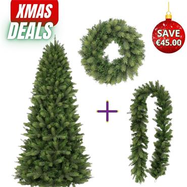 Puleo Kensington Fir Slim Holiday Elegance Set,