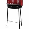 BBQ - CHARCOAL BOWL  RED/BLACK  33X56
