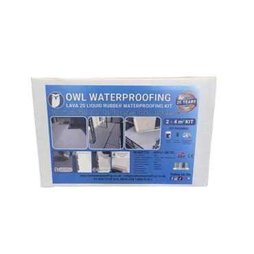 Owl Lava 20 Liquid Rubber Waterproofing Kit 2-4m2