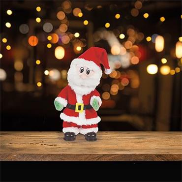Premier 45cm Battery Operated Animated Musical Naughty Santa
