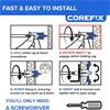 COREFIX FIXING P/BOARD SCREWS 5X40 4PK SPIKE