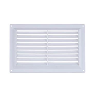 Louvre Vent With Fixed Fly Screen 229mm X 152mm(9"X6"