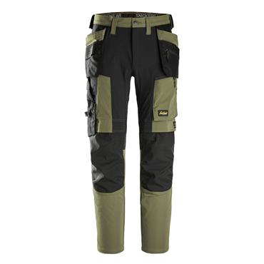 Snickers 6218 Allroundwork 4 Way Stretch Trousers Khaki Green