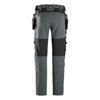 Snickers 6218 Allroundwork 4 Way Stretch Trousers Gry/Blk