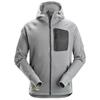 Snickers Fleece Hoodie Flexiwork Grey 8041