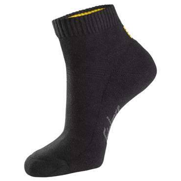 Snickers Socks Cotton Low Black 3pk