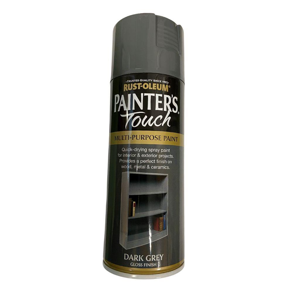 RustOleum Painters Touch Spray Dark Grey 400Ml Topline Murtaghs