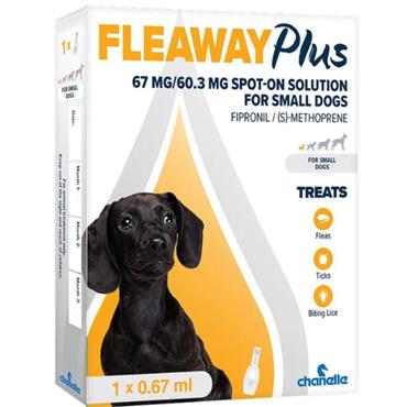 FLEAWAY PLUS SMALL DOG 68mg  1S