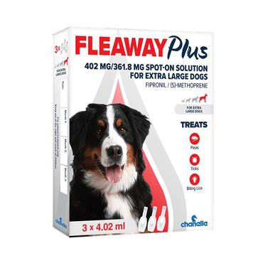 FLEAWAY PLUS DOG XLARGE 402mg  1S