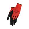 SCAN GLOVES RED PALM DIPPED S10