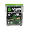 Spader Wood Screws Holdfast 4.0 x 25mm 1600pk