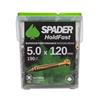 Spader Wood Screws Holdfast 5.0 x 120mm 190pk