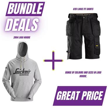 Snickers Shorts and Hoodie Bundle
