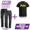 Snickers Allroundwork Trousers + Free Logo T-Shirt