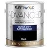 Fleetwood Advanced Quick Drying Satinwood Black 750Ml