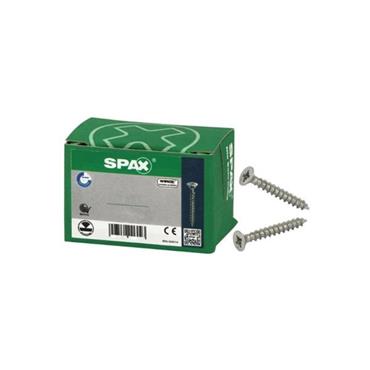 Spax Screw Counter Sunk Silver