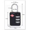 Tessi Luggage Lock Combination Black