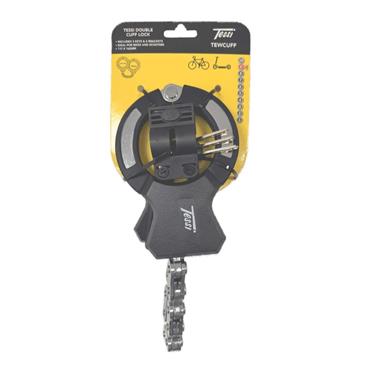 Tessi Double Cuff Bike Lock with 2 Brackets