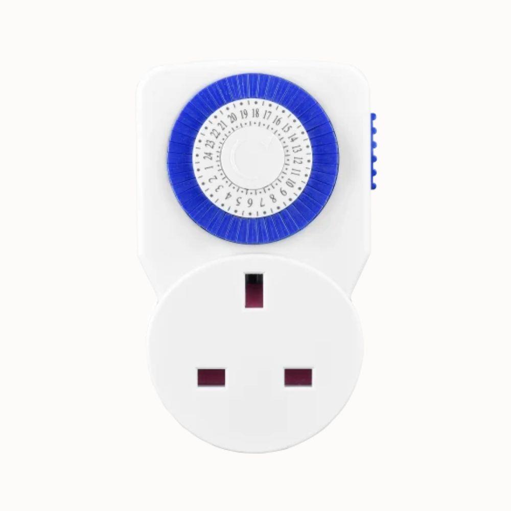Timer Plug One Click MASTERPLUG TIMERS- PLUG IN 24 HOUR 3PK
