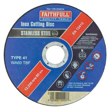 Faithfull 115mm (4.5") Inox Discs 