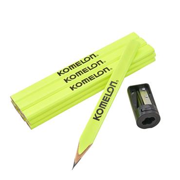 Komelon Carpenters Pencils & Sharpener Set