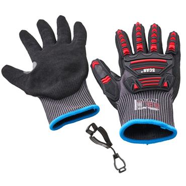 Scan Gloves Impact Cut Resistant with Clip