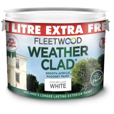 Fleetwood Weatherclad Brilliant White 9L & 1L