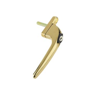 YALE PVCU WINDOW HANDLE GOLD