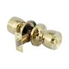 YALE BATHROOM KNOB SET BRASS