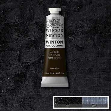 WINTON OIL PAINT 37ML LAMP BLACK