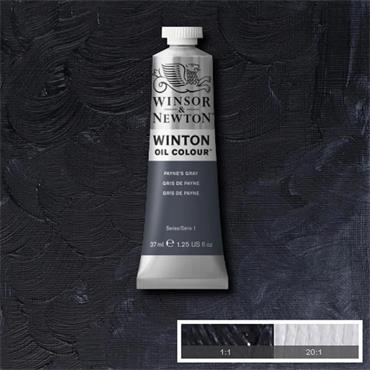 WINTON OIL PAINT 37ML PAYNES GREY