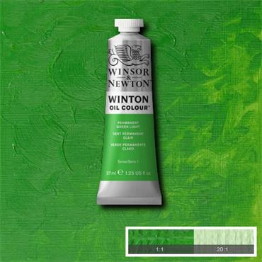 WINTON OIL PAINT 37ML PERMANENT GREEN LIGHT