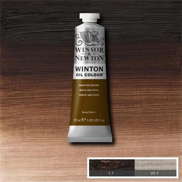 WINTON OIL PAINT 37ML VANDYKE BROWN 