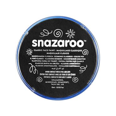 Snazaroo Face Paint | Pot Black | 18ml