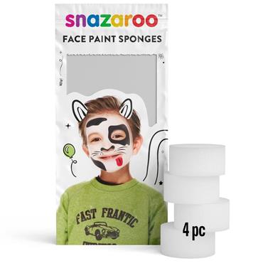 Snazaroo High Density Sponge Pack of 4