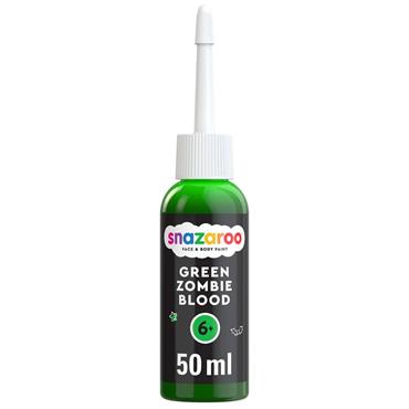 Snazaroo Green Zombie Gel 50ml
