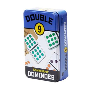 Double 9 Dominoes Tin