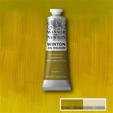 WINTON OIL PAINT 37ML AZO YELLOW GREEN