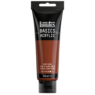 Liquitex Basics Acrylic 118ml Burnt Sienna
