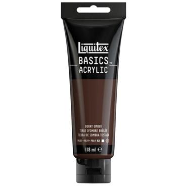 Liquitex Basics Acrylic 118ml Burnt Umber