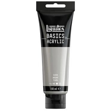 LIQUITEX BASICS 118ML SILVER