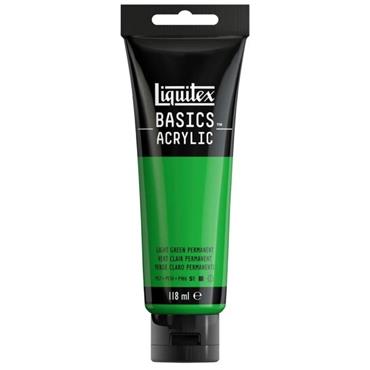 LIQUITEX BASICS 118ML LIGHT GREEN PERMANENT