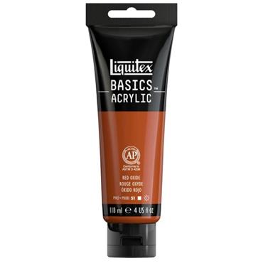 LIQUITEX BASICS 118ML RED OXIDE