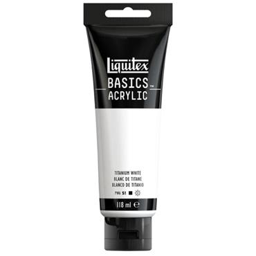 LIQUITEX BASICS 118ML TITANIUM WHITE