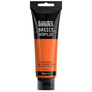 Liquitex Basics Acrylic 118ml Cadmium Orange Hue