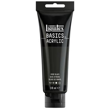 LIQUITEX BASICS 118ML IVORY BLACK