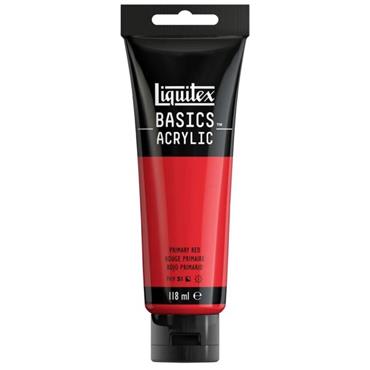 LIQUITEX BASICS 118ML PRIMARY RED