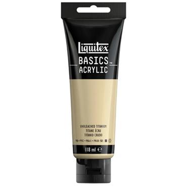 LIQUITEX BASICS 118ML UNBLEACHED TITANIUM