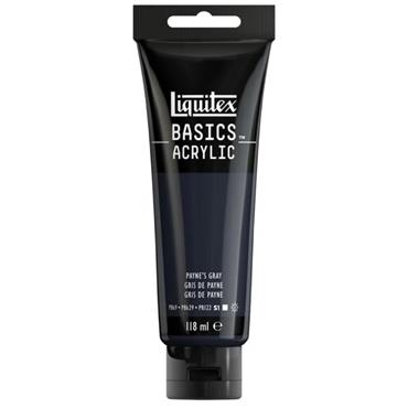LIQUITEX BASICS 118ML PAYNES GREY