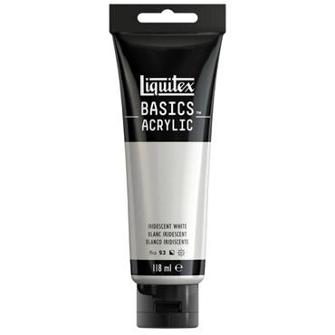 LIQUITEX BASICS 118ML IRIDESCENT WHITE
